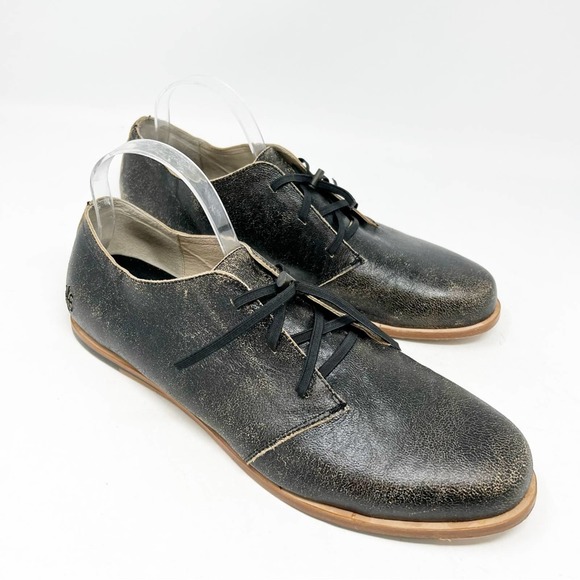 ROYAL ELASTICS Men’s Size 13 US Distressed Leather Slip On Casual Work Shoes - Picture 1 of 8
